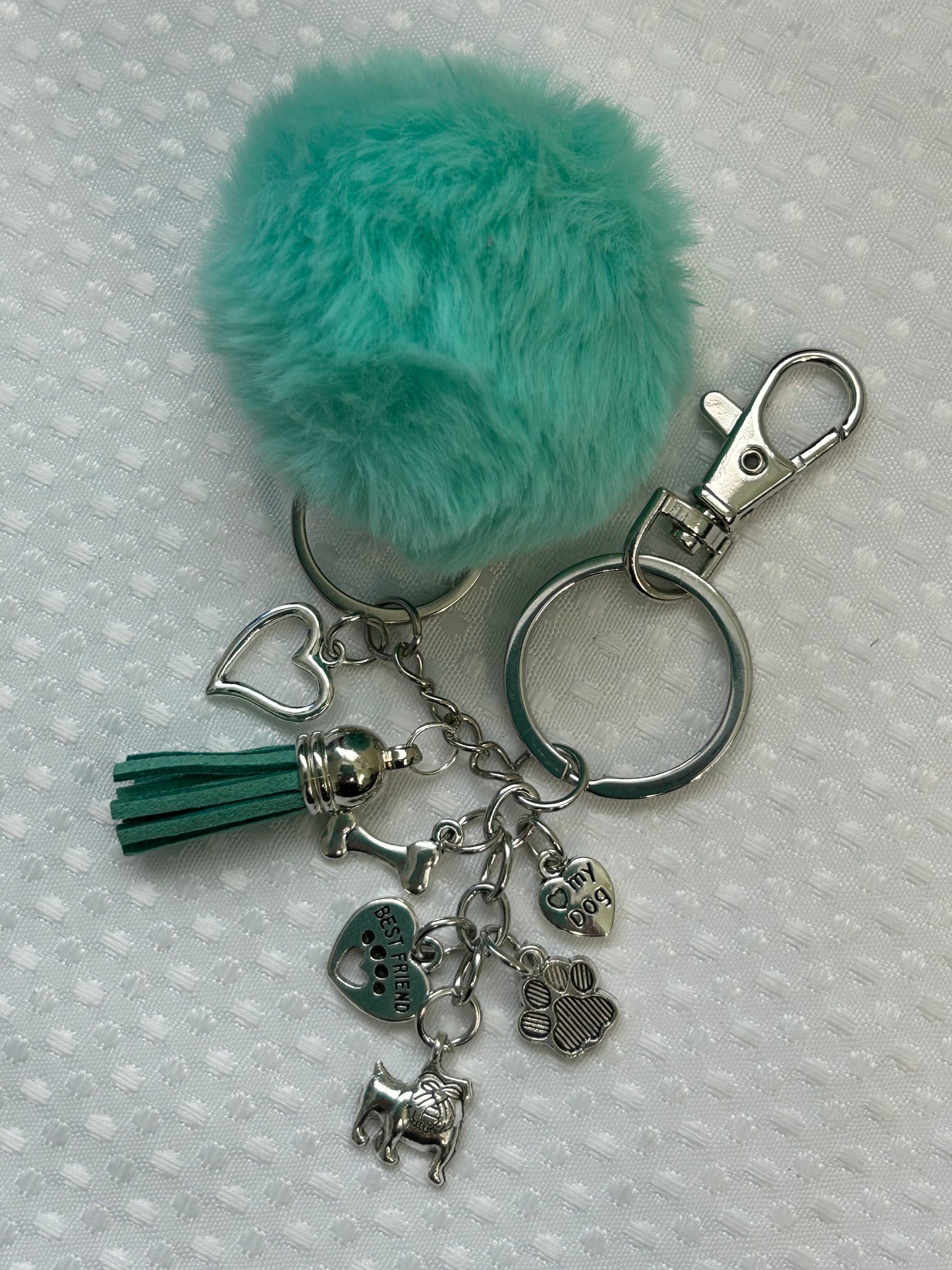 Adult key ring//bag charm - furry friends -  dog charms