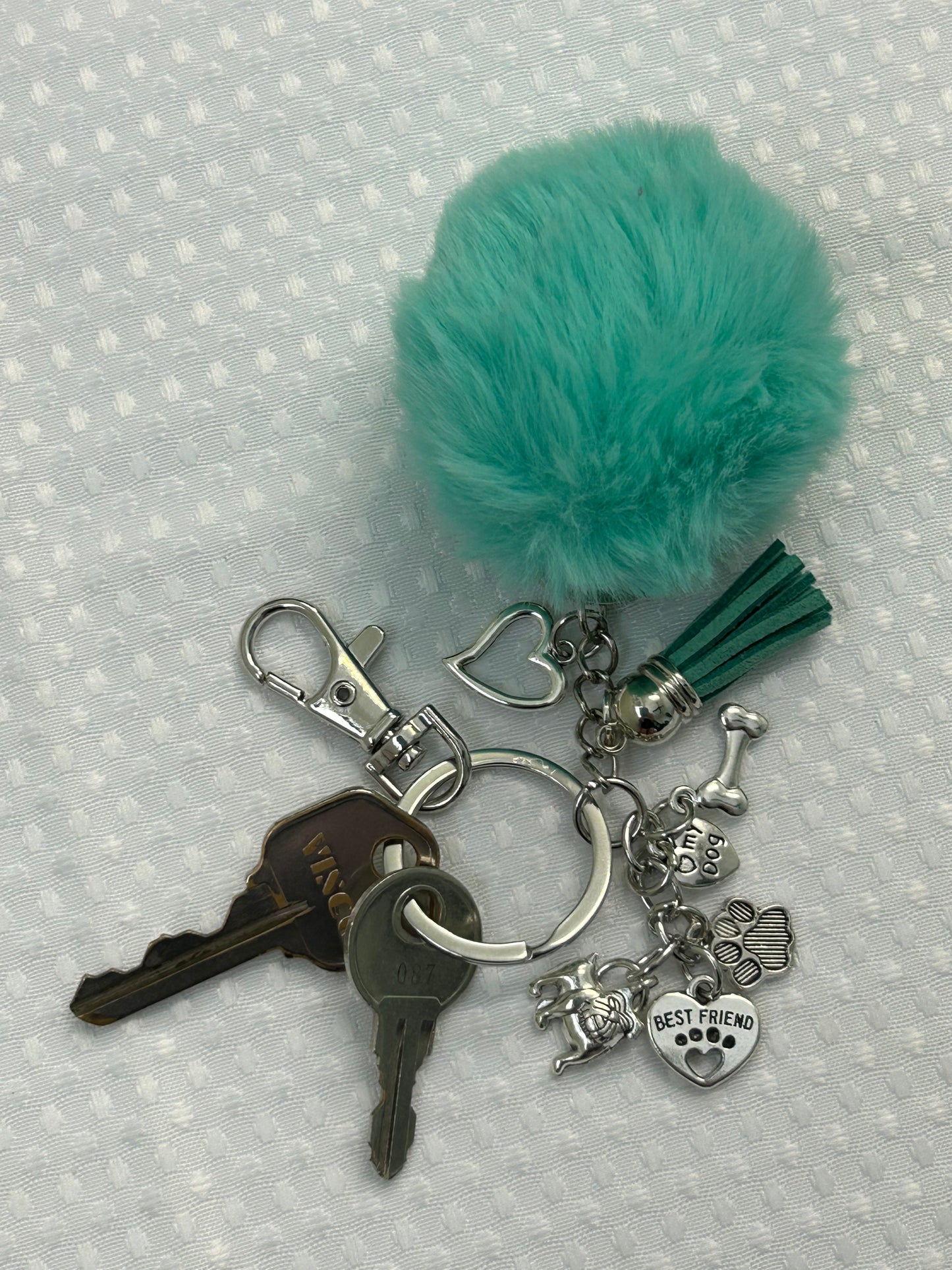 Adult key ring//bag charm - furry friends -  dog charms