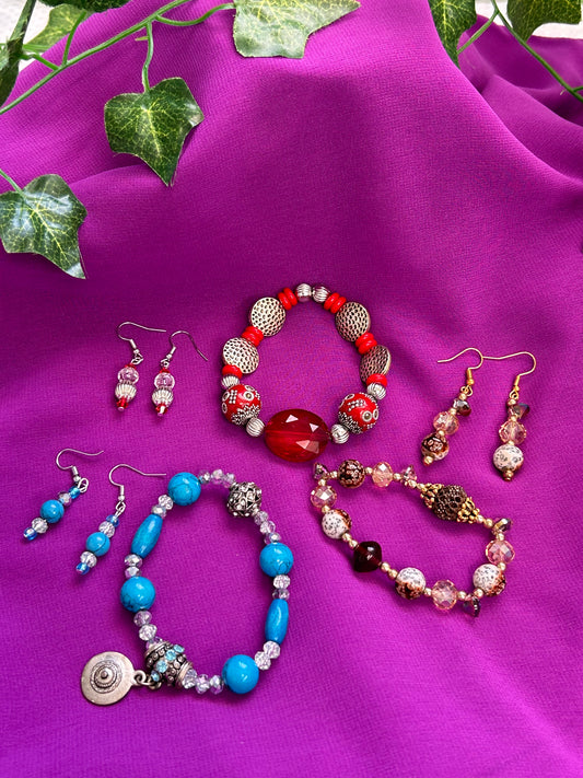 Bracelet & Earrings Set